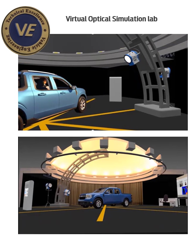 Projeto Virtual Optical Simulation Lab recebe reconhecimento Global Vehicle Technical Awards
